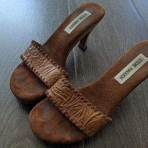 Steve Madden Sandals Heels 6.5B